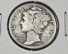 1926-S 10c Mercury Silver Dime VG to F Fine Nice Original San Francisco Coin!!