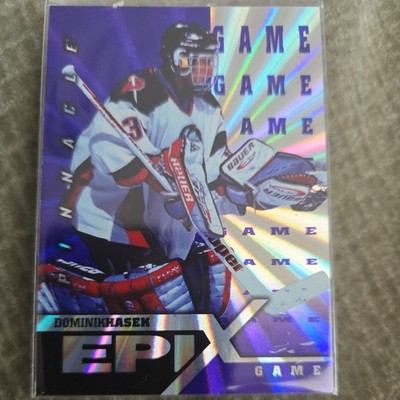 1997-98 Pinnacle Epix Purple Game Dominik Hasek #E22 HOF 