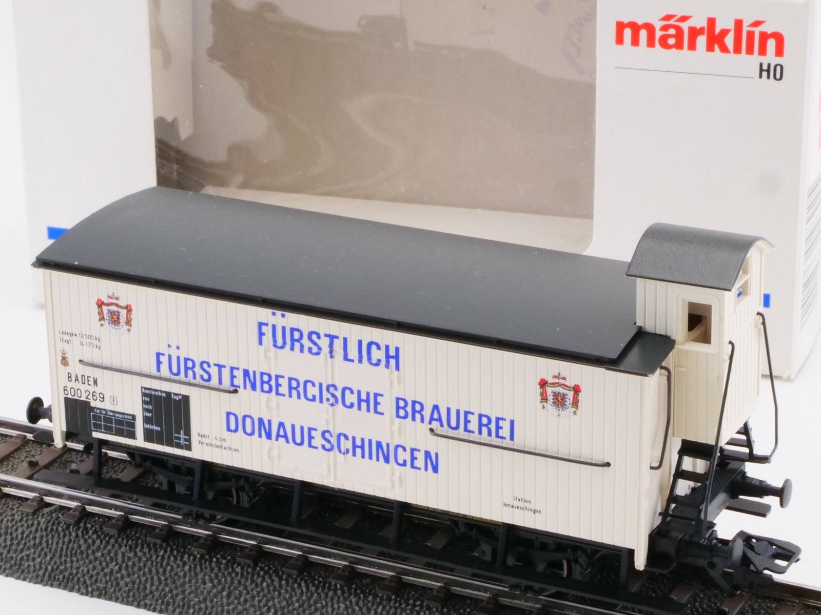 Märklin 4892 Beer Car Prince Fürstenberg Brewery Mint! OVP ST BL