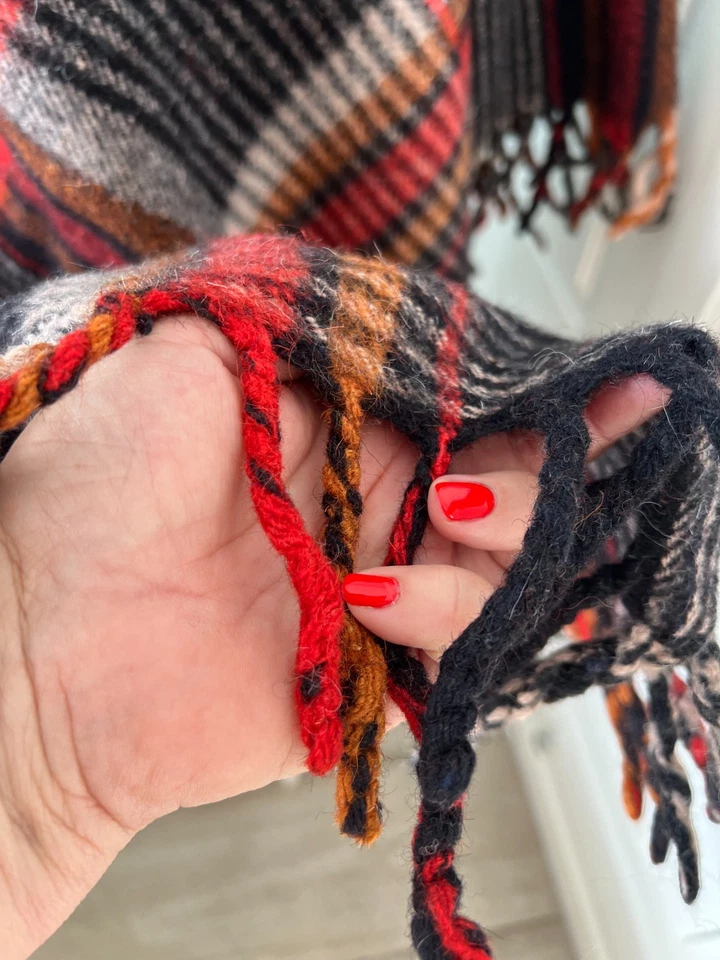 Vintage shawl made of natural wool, 1950. - Image 4 of 4