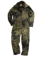 Bundeswehr Panzerkombi mit Futter Flecktarn , BW Gr. 7 Overall gefüttert -5062