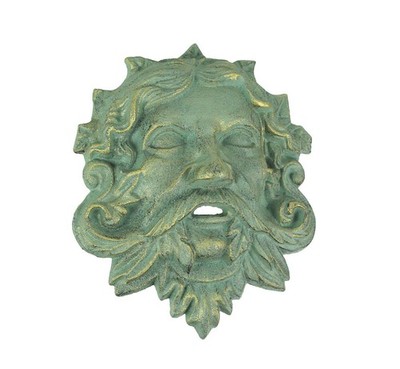 Things2Die4 Cast Iron Celtic Green Man Wall Décor Art Hanging | Antiqued Ve