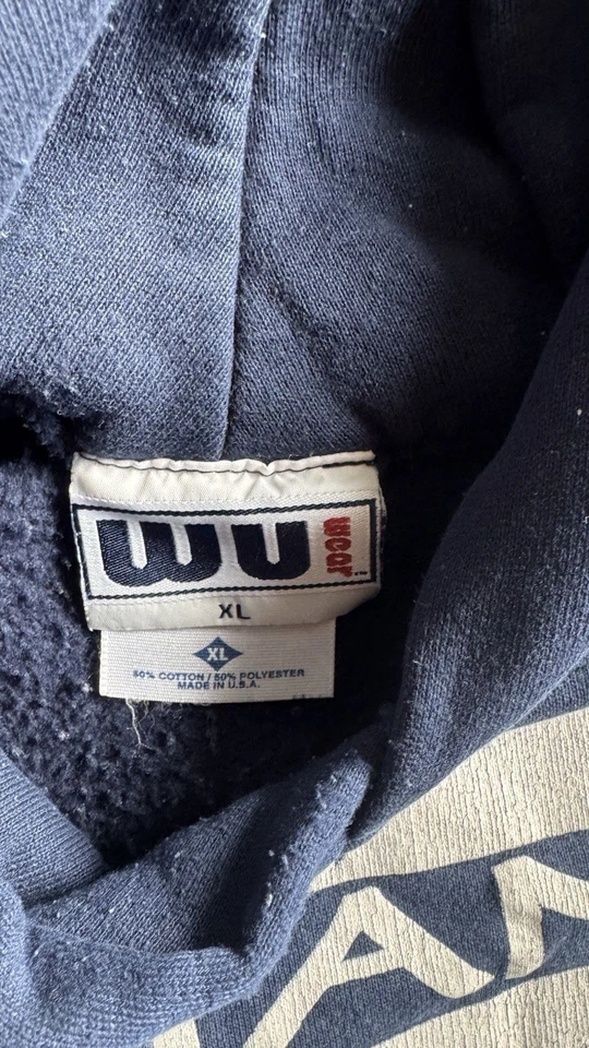 🔥 Sudadera con capucha vintage 1995 Wu-Wear Wu-Tang Clan XL — Hecha en EE. UU. — Logotipo trasero raro🔥 Foto 3 de 4