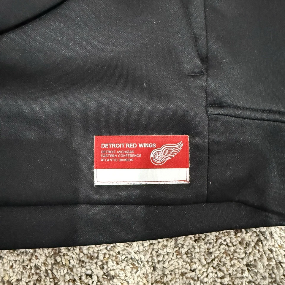 Moletom com capuz Fanatics Detroit Red Wings masculino S autêntico profissional - Imagem 3 de 4