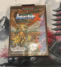 Insector X - Sega Genesis - Game and Box - Tested - Great Condition!