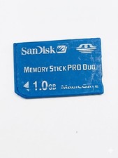 SanDisk 1GB Memory Stick Pro Duo Genuine Memory Card For Sony Camera / PSP