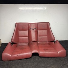01-06 Bmw M3 E46 3.2l Genuine Convertible Rear Seat Backrest Imola Red Leather