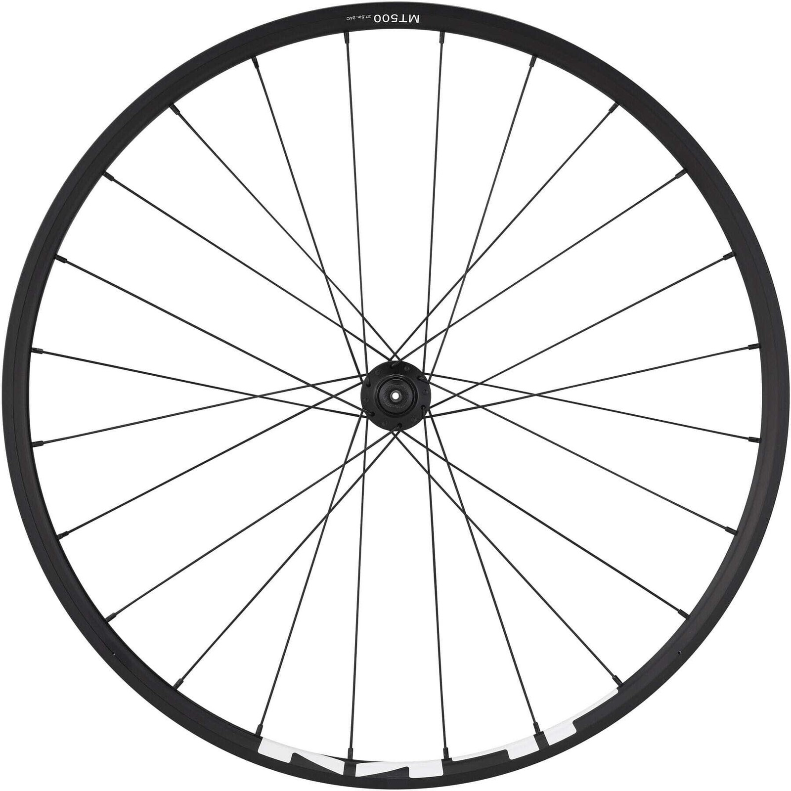Shimano WH-MT500 MTB wheel, 27.5 in (650b), Q/R front, black