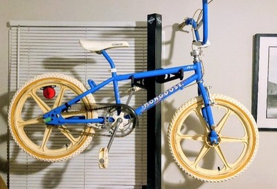 1986 Mongoose FS-1 Brilliant Blue BMX Bike Freestyle Bike Original Basement Find