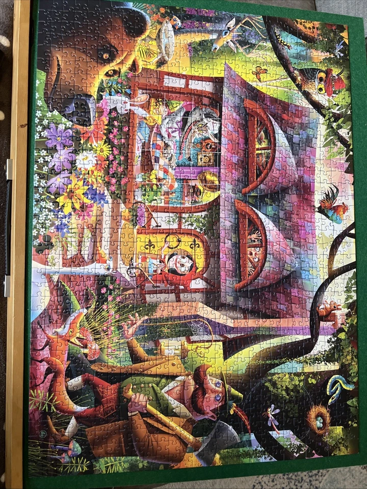 Ravensburger 1000pc Come In, Red Riding Hood by Dean MacAdam 2023 jigsaw puzzle - Image 2 of 2
