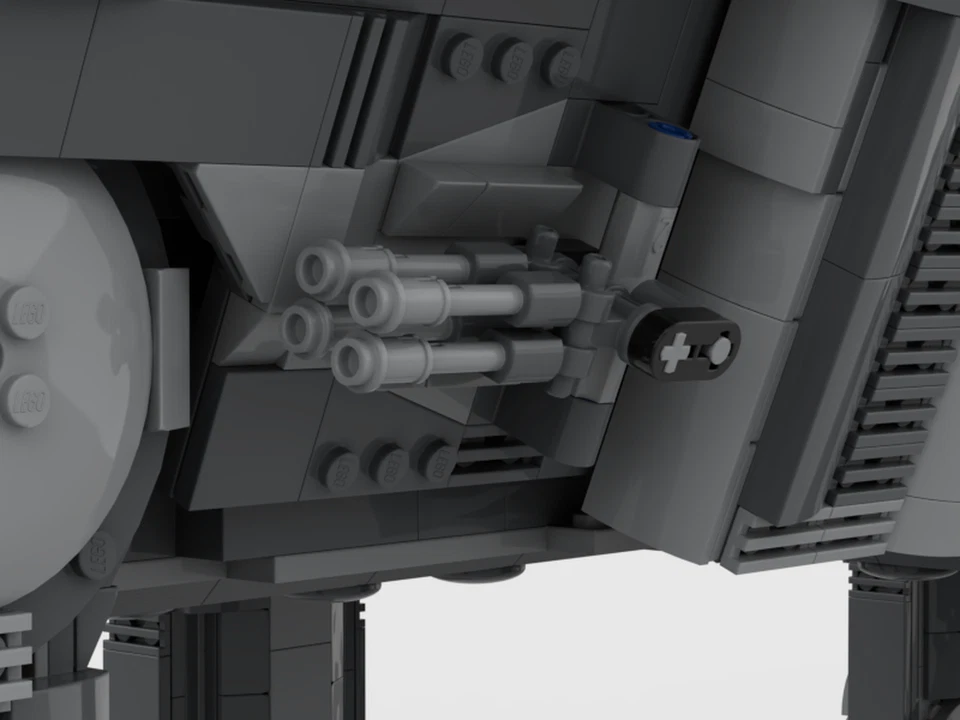 Modubrix Mocs Building Block All-Terrain Tactical Command Walker Bricks Toys Set - Image 2 of 4