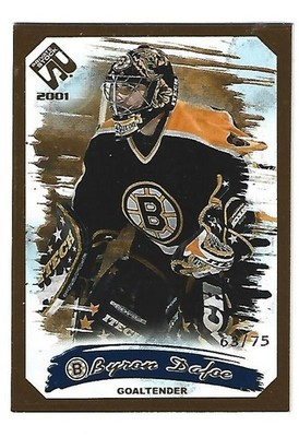 2000-01 Private Stock Gold #7 BYRAN DAFOE 63/75 Pacific 2001  BRUINS FREE SHIP