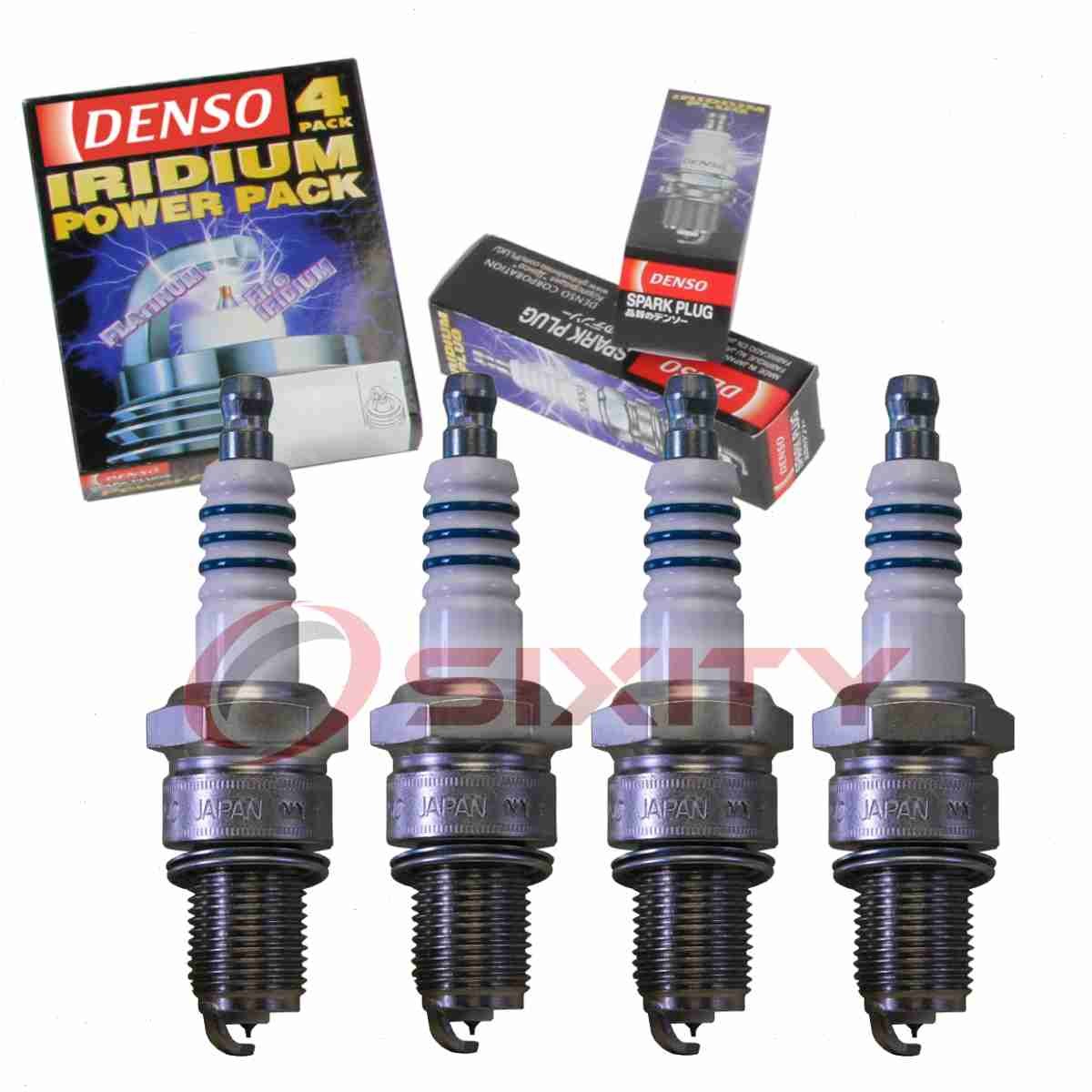 4 pc Denso Iridium Power Spark Plugs for 1985-1988 Mitsubishi Mirage 1.6L L4 ie