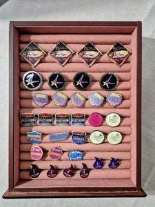 Lot of 33 Dance Competition Award Lapel Pins Pinbacks Platinum Elite Star Quest