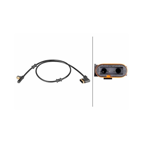 Hella Sensor, Raddrehzahl 6PU 358 216-651 FüR MERCEDES-BENZ, Hinterachse-image