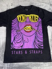 Vintage Famous Stars and Straps T-Shirt Mens Size Medium Black Don’t Bite FMS 
