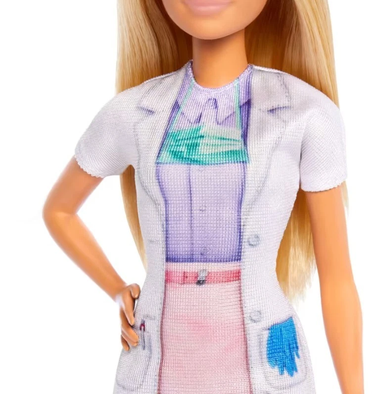 194735275267 Lalka Barbie Lekarz Dentystka z pacjentem Mattel - Image 3 of 4