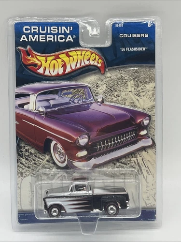 1956 CHEVY PICKUP TRUCK FLASHSIDER HOT WHEELS CRUISERS REDLINE REAL RIDERS 1/64