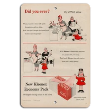 Retro 1950s Kleenex Ad: Nostalgic Charm for Your Home Decor
