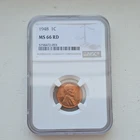 1948 Lincoln Wheat Small Cent NGC MS 66 RD Philadelphia Uncirculated