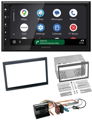 Kenwood DAB Bluetooth USB MP3 2DIN Autoradio für Peugeot 207 307 Expert Partner - Bild 1 von 4