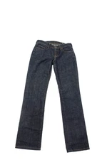 Citizens of Humanity Womens Cotton Low-Rise Straight Leg Jeans Blue Size 24