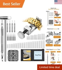 Complete Watch Strap Adjustment Tool Set - 108 Spring Bars & Instruction Manual