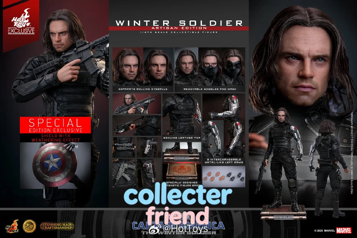 IN STOCK hot toys MMS790AEB Winter Soldier 1/6 Special Edition Action Figure new