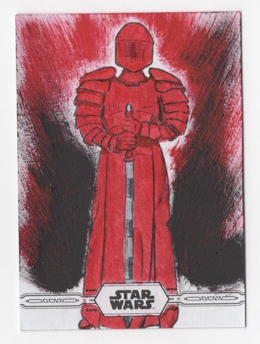 Patrick Davis Star Wars 2019 Topps Chrome Legacy Sketch Card card