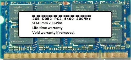 MacBook 4 GB 2X 2 GB mediados de 2009 principios de 2008 A1181 MC240LL/A MB323LL/A memoria RAM - Imagen 2 de 2