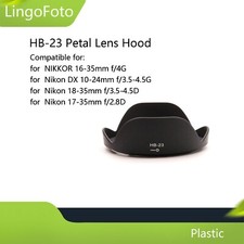 HB-23 Petal Lens Hood for NIKKOR 16-35mm f/4G for Nikon DX 10-24mm f/3.5-4.5G