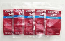 Loctite - medium strength blue 242 threadlocker single use 5 packets