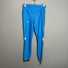 Under Armour Womens Compression High Rise 7/8 Legging Sz S Turquoise NWOT