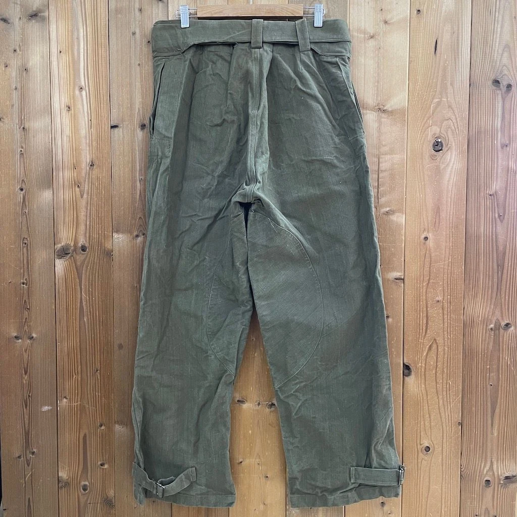 40s vintage French army M-38 motorcycle pants size L