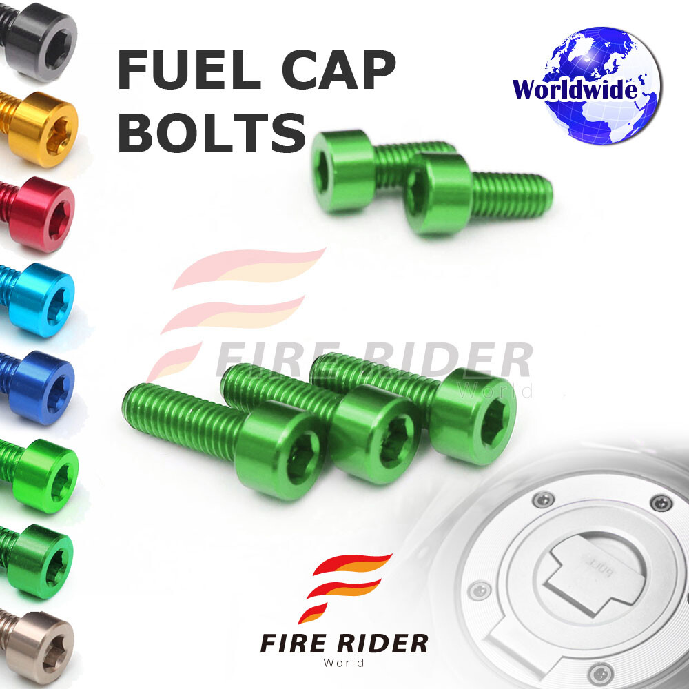 FRW 7Color Fuel Cap Bolts Set For Kawasaki ZX-6RR 636 All
