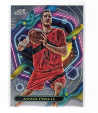 2023 Topps Cosmic Chrome - #128 Jakob Poeltl