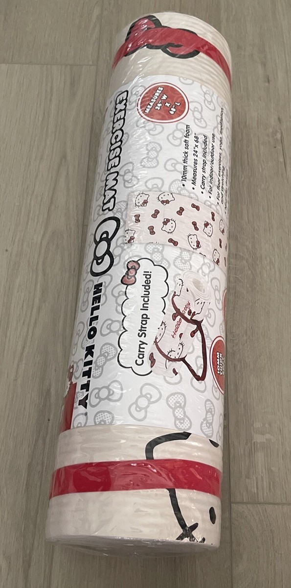Hello Kitty Sanrio Exercise Yoga Stretch Red Mat 24