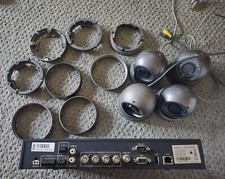 Everfocus ECOR 4D Digital Video Surveillance Recorder DVR Plus 4 Cameras.