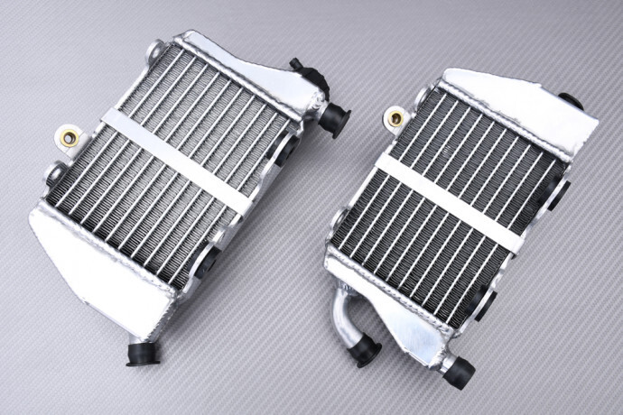 Radiateur de course renforcé gauche et droit en aluminium pour KTM SX 65