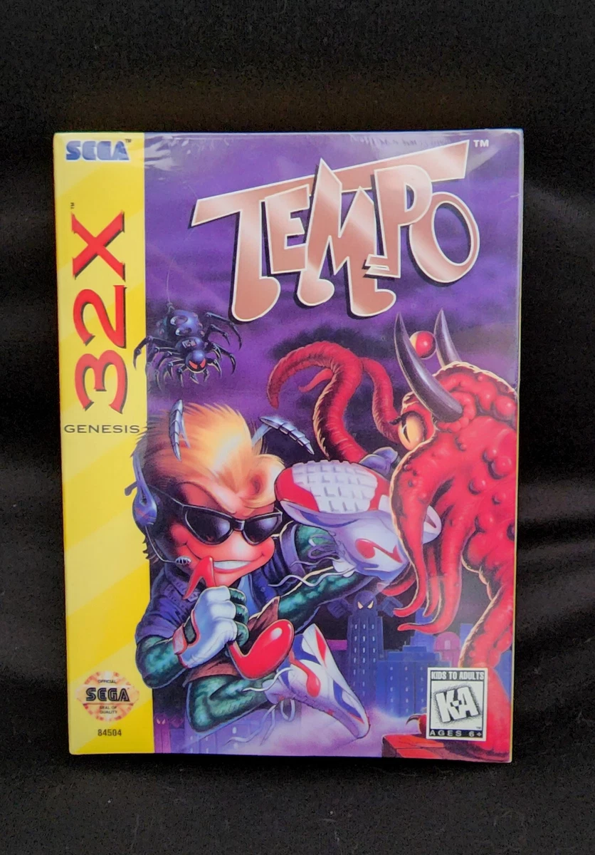 Tempo (Sega 32X, 1995) Brand New, Factory Sealed!
