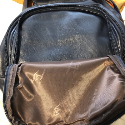 Xiangfei Daishu Navy Blue/Black Kangaroo Backpack Purse | eBay display picture 3