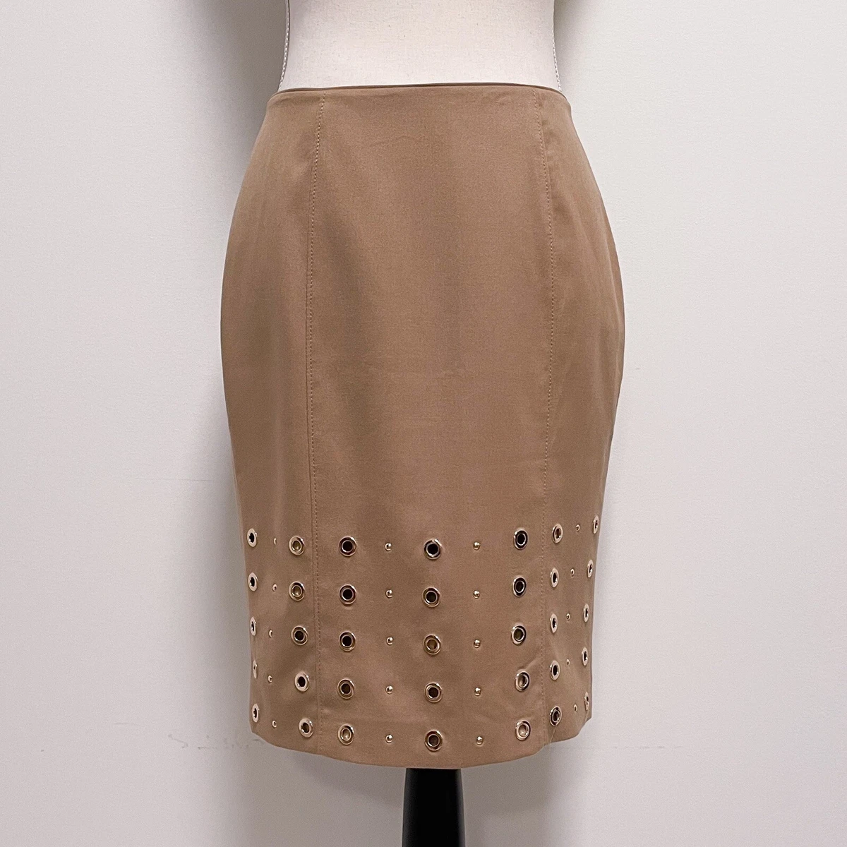 Camel colored pencil skirt deals
