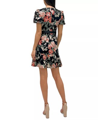 sam edelman embroidered dress Embroidered Floral Sequin Cocktail Dress (Women)
