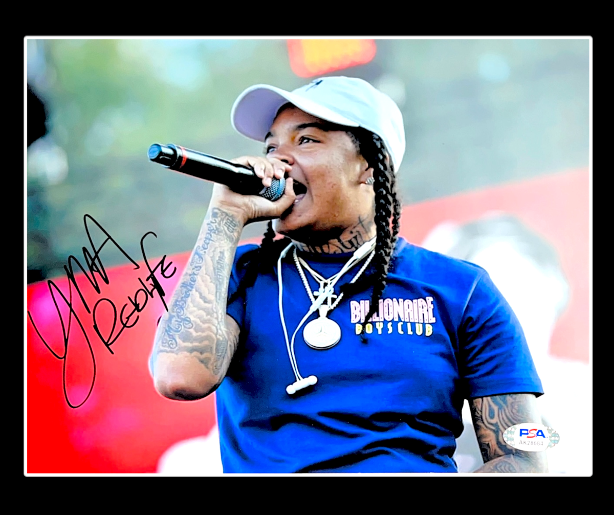 YOUNG MA SIGNED 8X10 AUTOGRAPHED PHOTO HIP HOP RAPPER WITH PSA COA