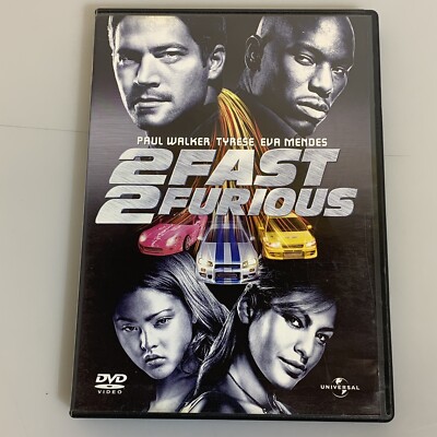 2 Fast Two Furious DVD Filme mit Paul Walker Eva Mendes - Universal