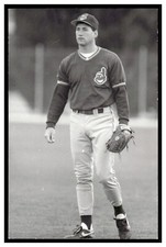 Charles Nagy (1991) Cleveland Indians Vintage Baseball Postcard PCCI