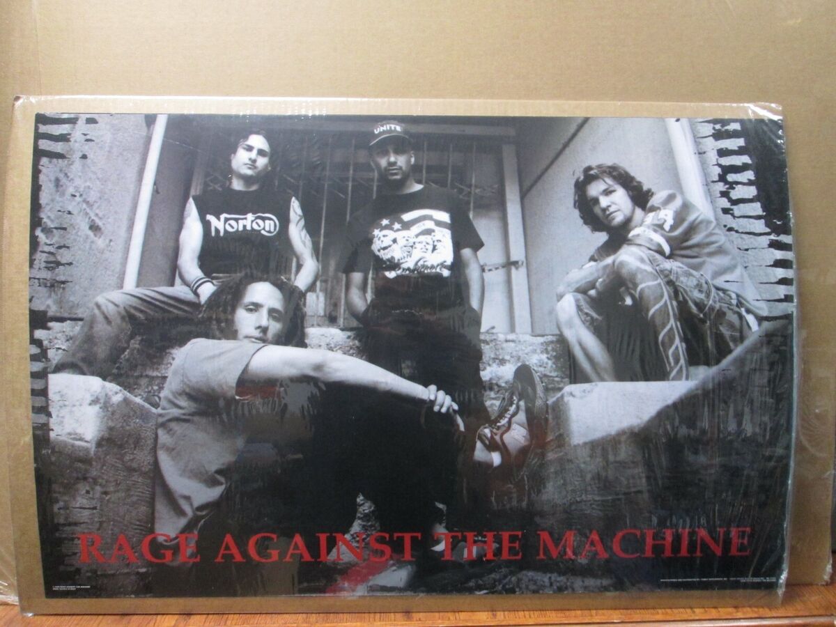 Rage against the machine Vintage 1999 rock band artist Rage against the machine Vintage 1999 rock band artist