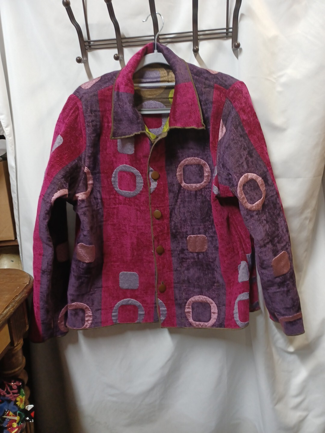 Winding River Jacket Womens Reversible Tapestry B… - image 5