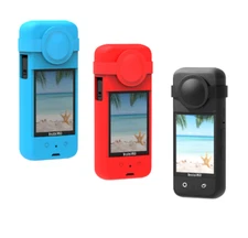 Suitable for insta360 one X3 panoramic camera silicone case lens protection case