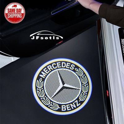  2Pcs LED Door Lights Puddle Courtesy Projector For Mercedes ML/E/A/B/GL-Class